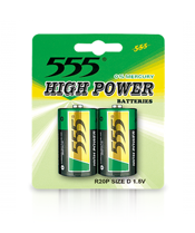 D SIZE R20P HEAVY DUTY CARBON ZINC BATTERIES HIGH POWER METAL JACKET