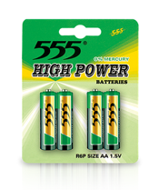 AA R6P HEAVY DUTY CARBON ZINC BATTERIES HIGH POWER METAL JACKET