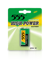9V HEAVY DUTY CARBON ZINC BATTERIES HIGH POWER METAL JACKET