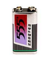 9V CARBON ZINC BATTERY 6F22 METAL JACKET