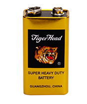 9V HEAVY DUTY CARBON ZINC BATTERY 6F22 METAL JACKET