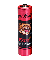 AA HEAVY DUTY CARBON ZINC BATTERY R6P EXTRA HIGH POWER ALUMINUM JACKET