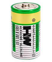 HW BRAND ALKALINE BATTERY LR20 D SIZE