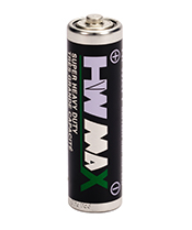 HW BRAND CARBON ZINC BATTERY ER6M AA SIZE METAL JACKET