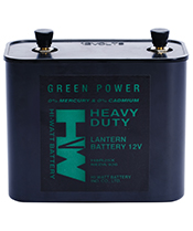 HW BRAND LANTERN BATTERY 6V E4R25-2 SIZE METAL JACKET